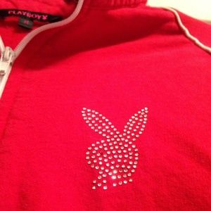 vintage playboy zip up